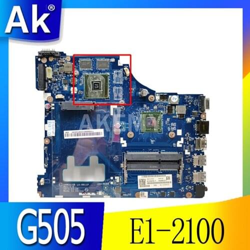 LA-9911P Laptop motherboard for Lenovo G505 original mainboard AMD E1-2100 HD8570M/R5-M230