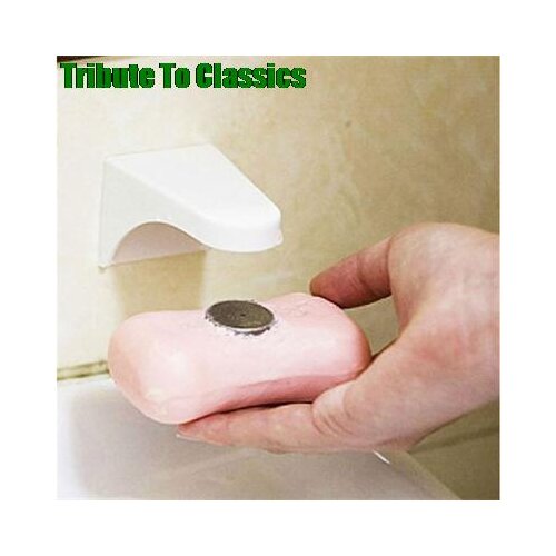 New Hot Home Bathroom Magnetic Soap Holder Container Dispenser 7 Colors Wall Attachment Adhesion Soap Dishes