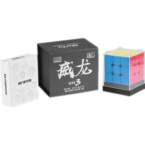 MoYu WeiLong GTS3LM Weak Magnetic Version 3x3 Magic Cube Speed Toy Professional Game Exercise Brain Education Puzzle Cubo Magico