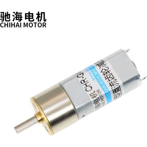 Chihai motor DC 6V Low Speed 16mmMicro Mini 16mm Full Metal Gearbox Gear Reducer Motor for DIY car robot