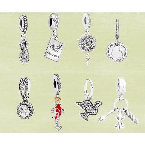 2021 New High-quality 925 Sterling Silver Fashion Pendants, A Variety Of Cute Pendants Bring A New Experience, DIY Pendants