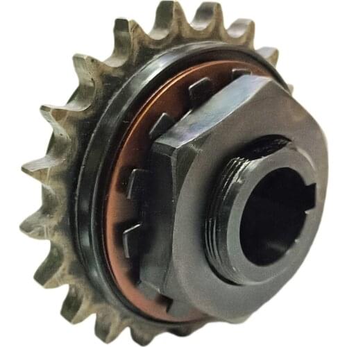 BML350 sprocket friction torque limiter, sprocket overload clutch, safety coupling with sprocket, sprocket torque limiters