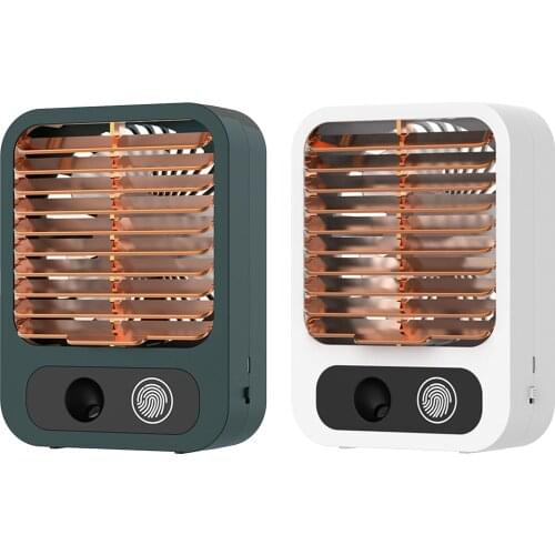 Portable Air Conditioner Fan, Personal Air Cooler, Small USB Quiet Desktop Air Cooler Mini Conditioner Fan for Home Office