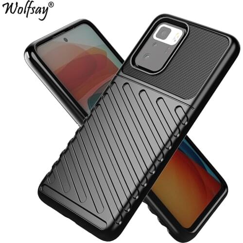 Rugged Fiber Shield Cover For Xiaomi Redmi Note 10 Pro Case Full Cover Case Redmi Note 10 Pro Case For Redmi Note 10 Pro China