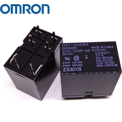 5PCS OMRON RELAY G4W-2212P-US 006030 24VDC DC24V Brand new and original relay