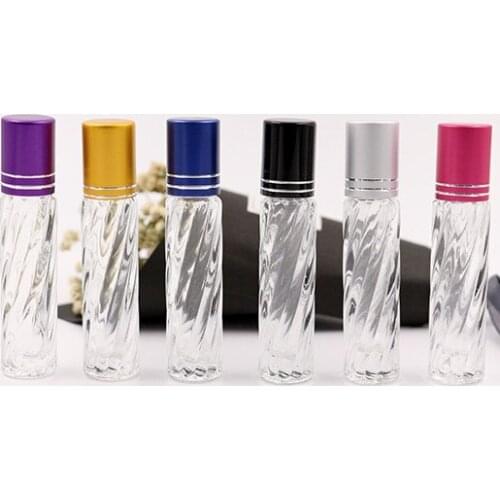 3.5ml Roll On Glass Bottles Roller Ball For Perfume Essential Oil Bottles Portable Glass Refillable Perfume Bottle Sample Bottle
