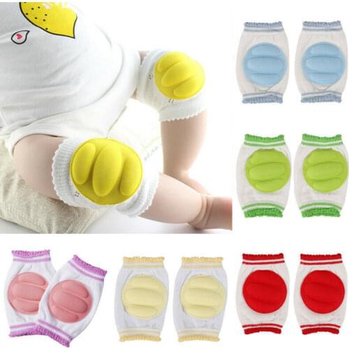 Warm Baby Knee Pads Protector Baby Accessories Spring Summer Children Anti-Slip Protections Safety Crawling Elbow Cushion 0-24Y
