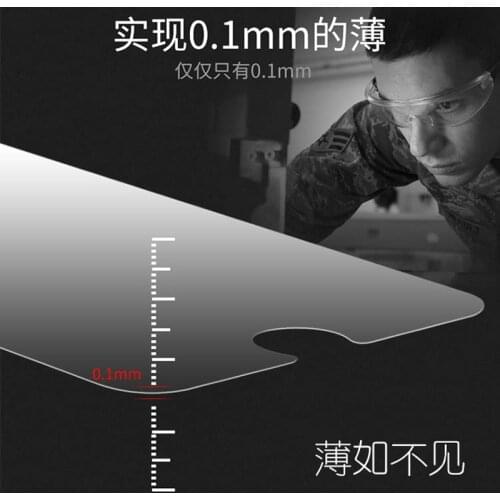 Ultra Thin 9H Nano-coated Tempered Glass For iPhone X XS MAX XR 11 12 Mini Pro Max 6 6s 7 8 Plus 0.1mm Screen Protector Slim