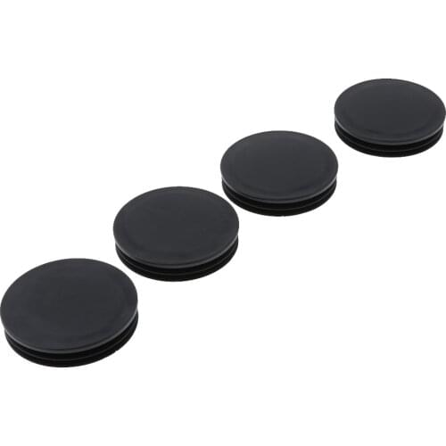 Pack of 4 Plastic Frame Tube Hole Plugs Cover Cap Short, for Silverado Sierra, Rear Wheel Well