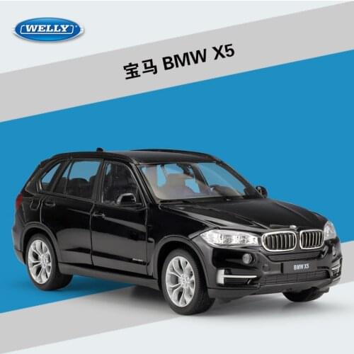 High Simulation WELLY 1:24 Model Classical Diecast Car BMWX5 SUV Metal Alloy Car For Children Gifts Toy X5 SUV Car Collection