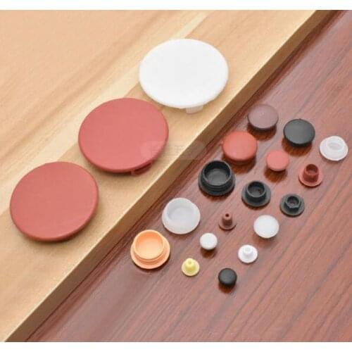 Hole dia 5 8 10 12 14 15 16mm hole plug cover cap furniture decoration dust proof cupboard hinge cover round plastic plug