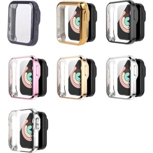 Anti-scratch TPU Watch Case Screen Protective Cover for -Xiaomi Mi Watch Lite Redmi Watch Smart Watch Accessories Q81E