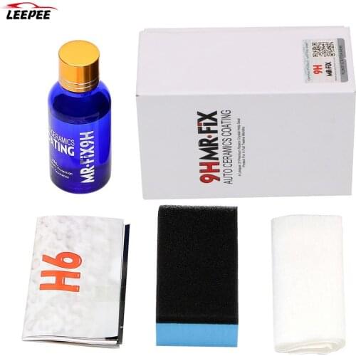 Car Liquid Ceramic Coat Anti-scratch Car Polish Auto Detailing Glasscoat Motocycle Paint Care Super Hydrophobic Glass Coating 9H