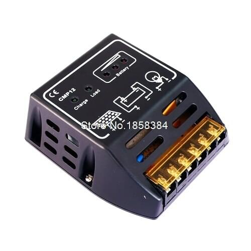 10PCS/LOT 10A Solar Charge Controller 12V 24V LED CMP12 240W Solar Cells Panel Charger Controller Power Regulator