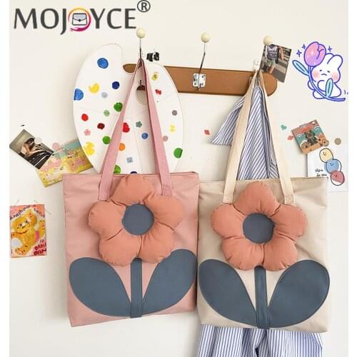 2021 Pleated Female Handbag Women Summer 3D Flower Shoulder Tote Bag Fashion Casual Large Capacity Handbags Women