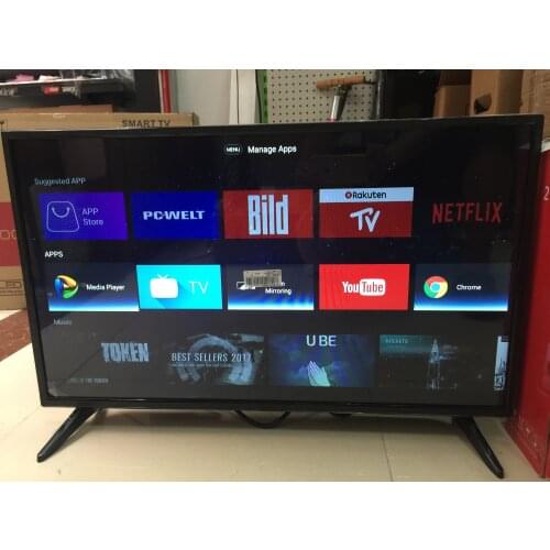 22 24 26 28 32 inch monitor display HD global version multi language t2 TV smart wifi led television TV