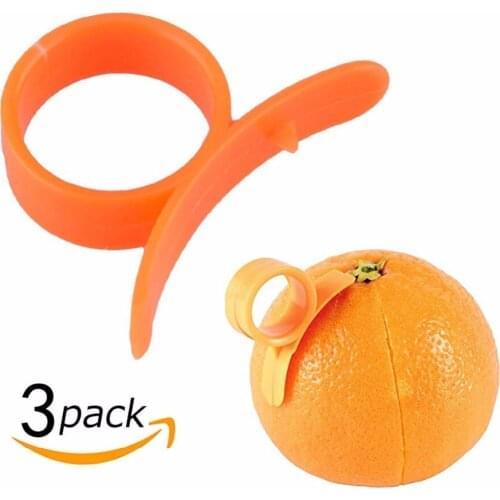 3Pcs/lot Citrus Parer Peeler Orange Lemon Lime Peeler Remover - Kitchen Tools Orange Opening Device Orange Stripper