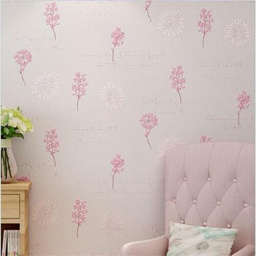 Beibehang 3d three-dimensional wallpaper garden living room bedroom warm non-woven wallpaper tv background wallpaper