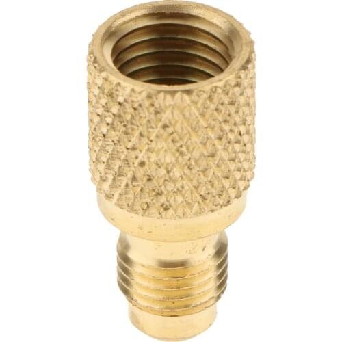 MagiDeal R134A Refrigerant Tank Adapter Connector 1/2 ACME to 1/4 SAE