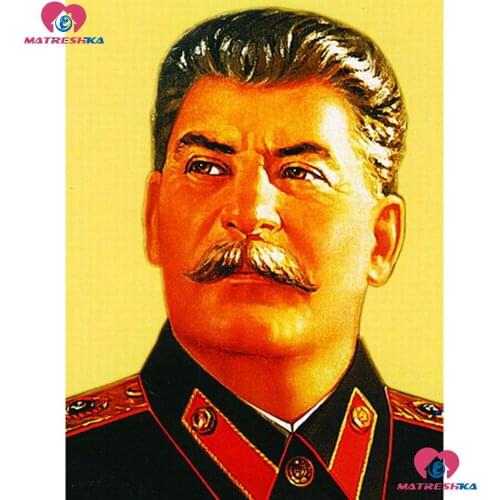 Full Square/round Drill 5D DIY Diamond Painting accessories Stalin diamond mosaicCross Stitch Picture with Rhinestone Wall Decor