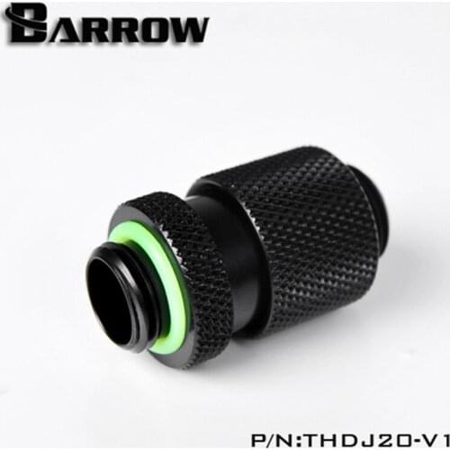 Barrow G1/4" Thread 5mm Micro Adjust Telescopic Connector Fitting Male to Male Water Cooling THDJ20-V1