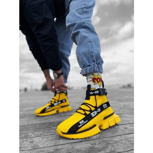 Male Zr-x700 Style Yellow Color Sports Shoes