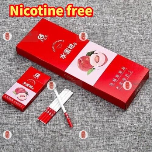 Quit smoking, new fashion lifestyle, peach flavor, nicotine-free substitute, unisex