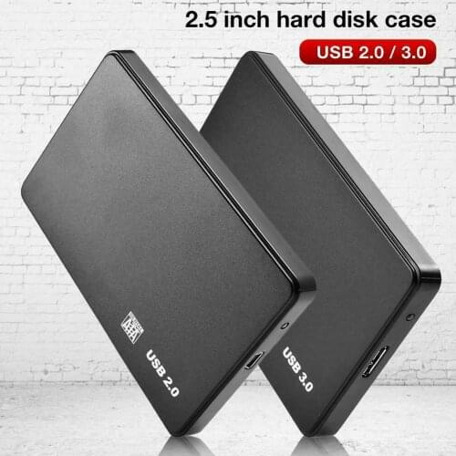 2.5 Inch HDD SSD Case Sata To USB 3.0/2.0 Hard Drive Box Enclosure Adapter Anti-Static Suitable For 2.5 "SATA Hard Disk SSD SSD