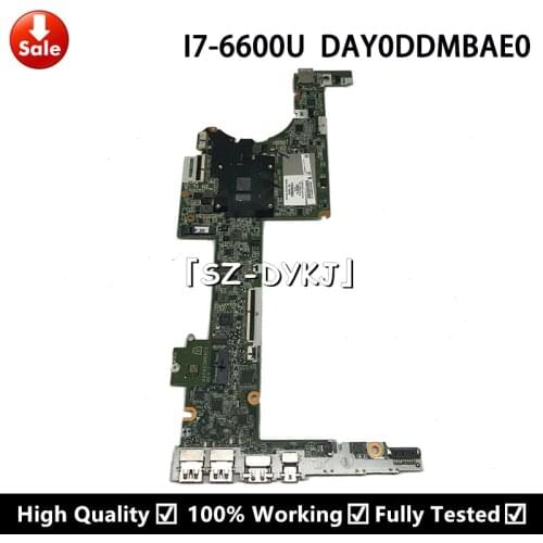 For HP Specter X360 G2 13-4000 13-4100 13-4102 Laptop Motherboard 847450-601 847450-001 i7-6600U 8G DAY0DDMBAE0 Mainboard