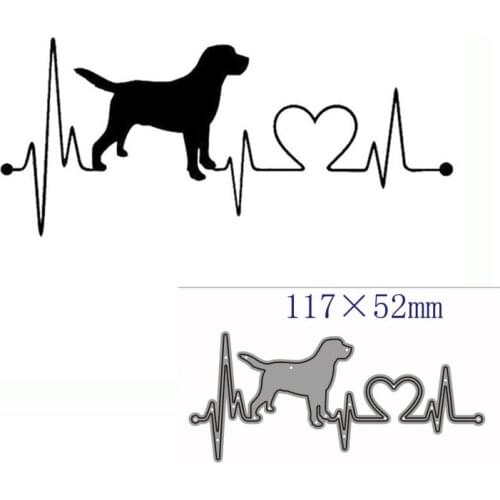 Metal cutting dies cut die mold Animal dog decoration Scrapbook paper craft knife mould blade punch stencils dies