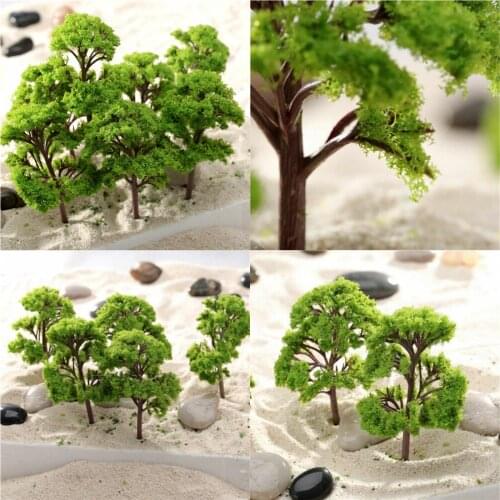 10pcs Trees Model Trees Model4/5.5/7/9/12cm Garden Wargame Train Railway Architectural Scenery Layout Diorama Wargame Scenery