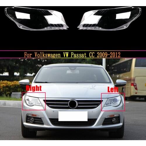 Headlamp Lens For Volkswagen VW Passat CC 2009 2010 2011 2012 Headlight Cover Car Replacement Auto Shell