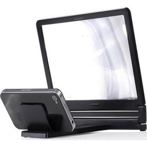 3D Mobile Phone Screen Magnifier HD Amplifying Stand Movie Video Foldable Desktop Bracket Folding Phone Holder
