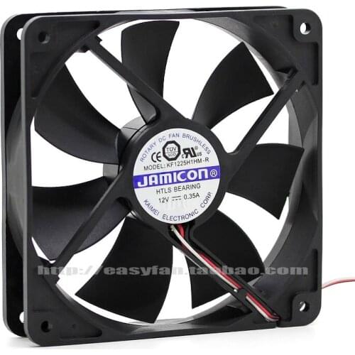 NEW FOR JAMICON KF1225H1HM-R 12V 0.35A 12025 12CM cooling fan