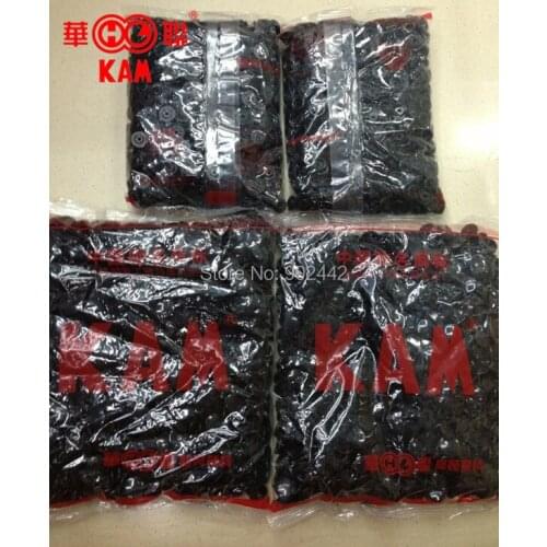 New Arrivals!!! Free Shipping 2000 Sets/Lot Classical Black Color KAM Plastic Snap Buttons T5 Size for Raincoats or Umbrellas