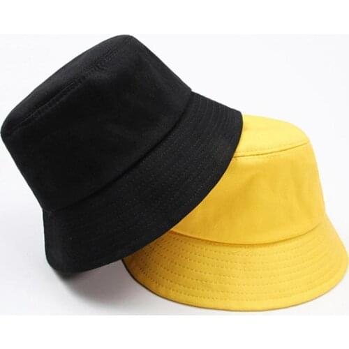 Summer Bucket Hats Foldable Fisherman Hat Woman Soft Beach Sun Fisherman Cap Man Fashion Soild Panama Bucket Hat Adult 2021 New
