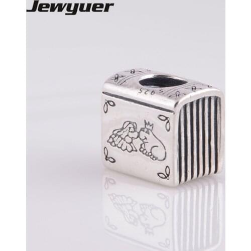 Fairy Tales Book Charms 925 Sterling Silver jewelry pendants for jewelry making Fit European style Bracelets charms BE124