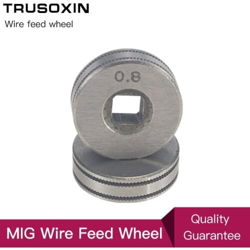 Wire Feeder Wheel Roller 0.8mm 1.0mm 1.2mm Double Size MIG Welder Welding Wire Feeding Machine