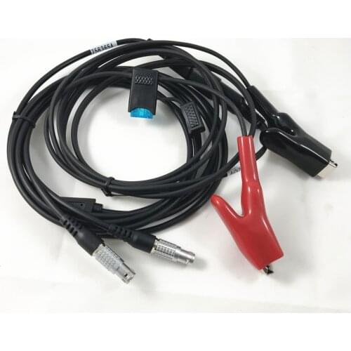 NEW Heavy Duty alligator clips wired GEV215 Cable For Leica RX1250 ATX 1230 GPS surveying instruments