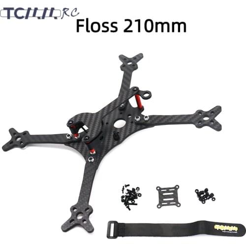 TCMM Floss 210 5 Inch Frame 210mm Wheelbase 4mm Arm Carbon Fiber for RC Drone FPV Racing Frame Kit