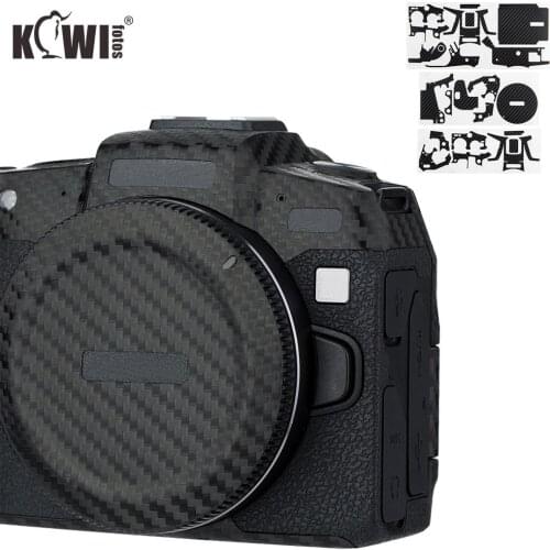 KIWIFOTOS Anti-Scratch Camera Body Cover Protector Skin For Canon EOS RP EOSRP Camera Carbon Fiber Film Kit Black 3M Sticker
