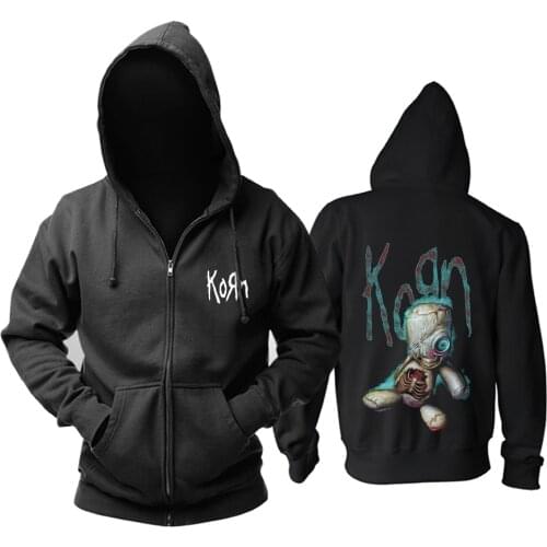 12 designs Korn Band Rock Sudadera Hoodies Jacket Brand Punk Hardrock Heavy Metal Sweatshirt Fleece Streetwear Chandal Hombre
