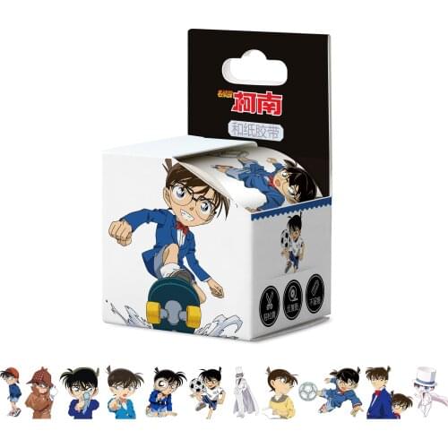 4cm*5m New Arrived Detective Conan Anime Washi Tape Adhesive Tape DIY Book Sticker Label Masking Tape