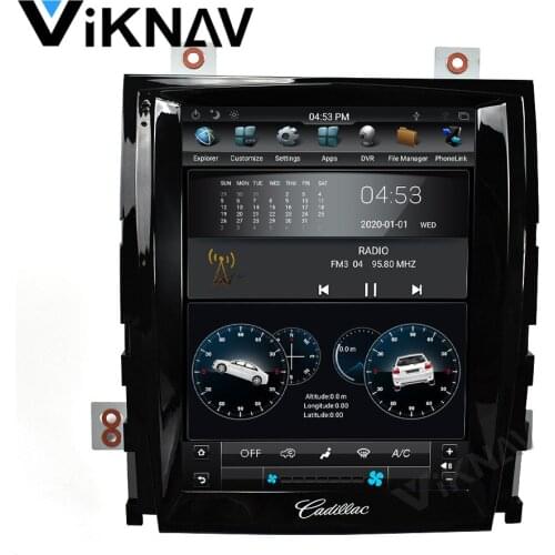 10.4 inch Car multimedia player vertical screen for-Cadillac escalade 2006-2012 car radio DVD player auto GPS navigation