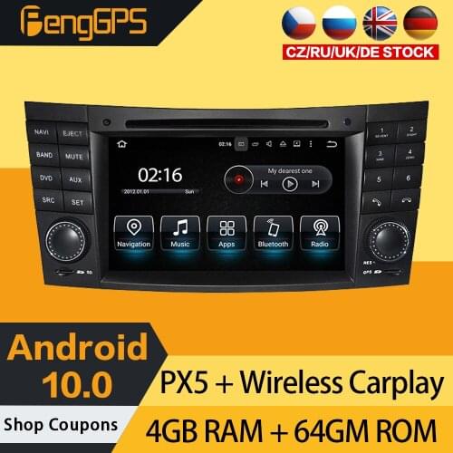 CD DVD Player For Mercedes Benz E W211 CLS W219 CLK W209 Android Radio Multimedia Touchscreen GPS Navigation Headunit Stereo OBD
