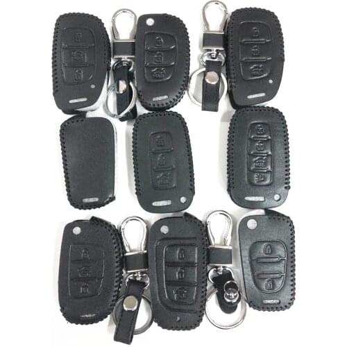 Car Key Case For Hyundai ix35 iX45 Creta ix25 i20 i30 Sonata Verna Solaris HB20 Elantra Accent SantaFe Veracruz Mistra Tucson V