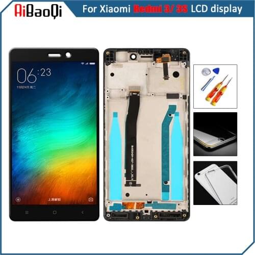 For Xiaomi Redmi 3S LCD Display + Touch Screen Replacement Digitizer Assembly For Xiaomi Redmi 3S 3 S Mobile Phone replace lcd