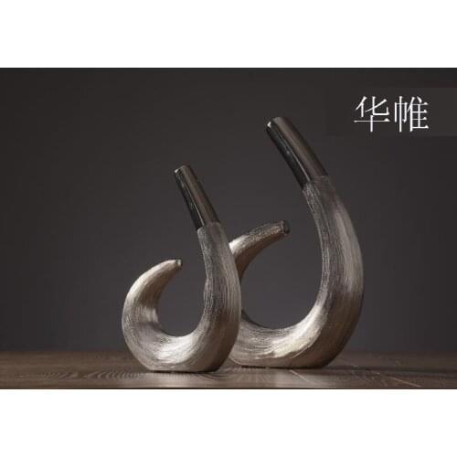 European minimalist ceramic crafts,home decorations ornaments,ceramic modern sculpture/abstract statue