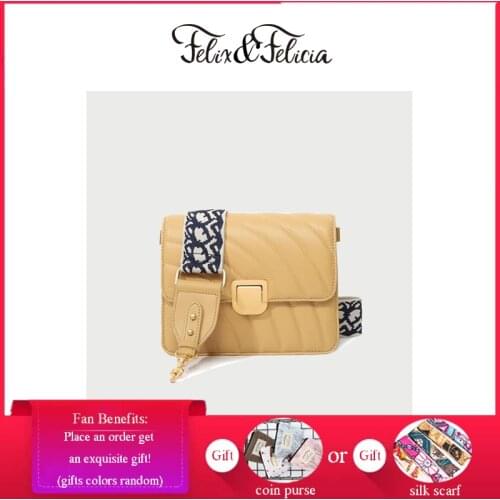 FELIX & FELICIA Brand Fashion Genuine Leather Shoulder Bags For Women Casual Crossbody Ladies Messenger Retro Designer Flap Bag