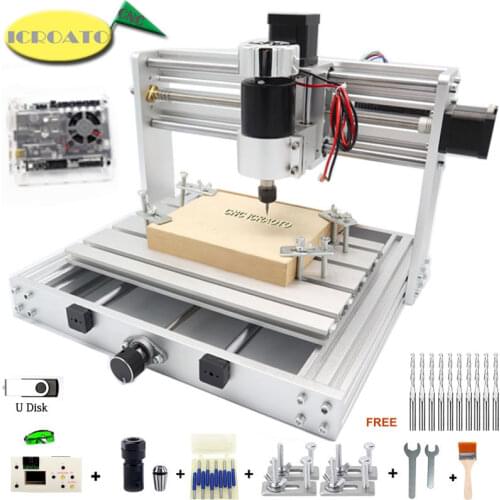 CNC 3018 Pro Max Metal Engraving Machine GRBL Control With 200w Spindle DIY 15w Laser Engraver Wood Craving Machine CNC Cut MD
